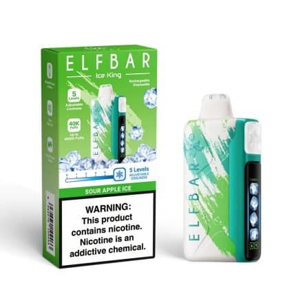 ELFBAR 40.000 ICE KING - Green Apple Ice