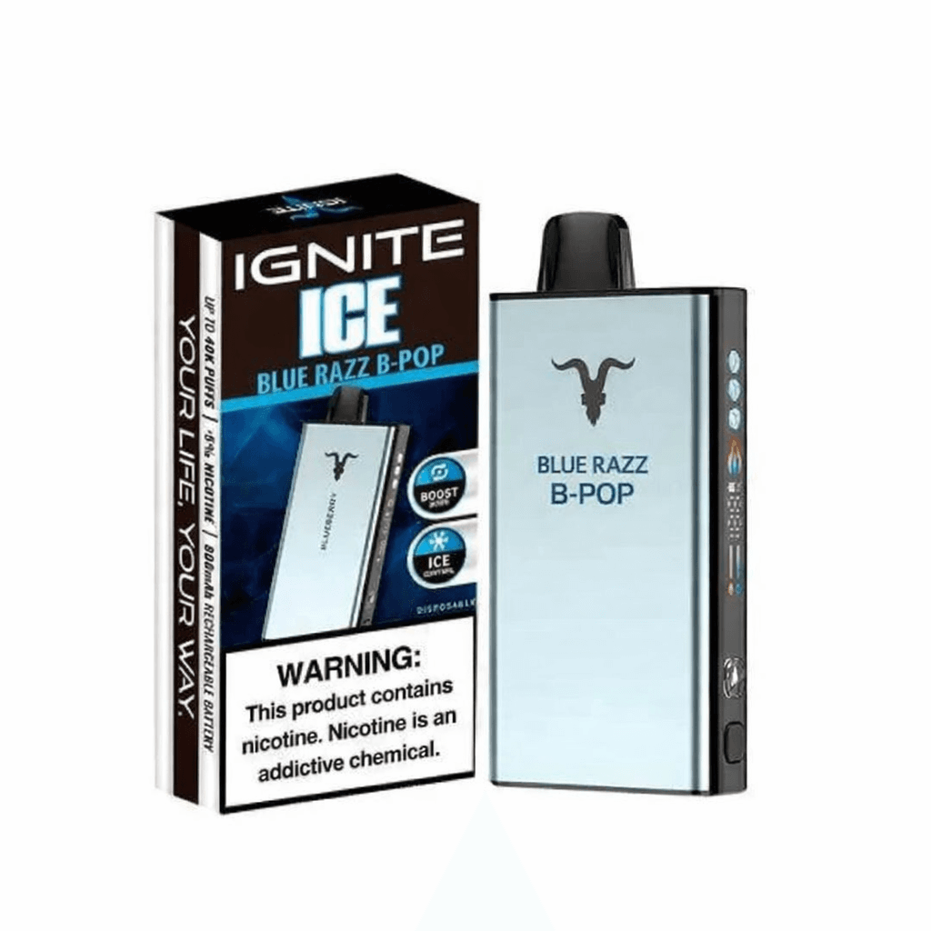 Ignite V400 - 40.000 Puff - Blue Razz B-POP