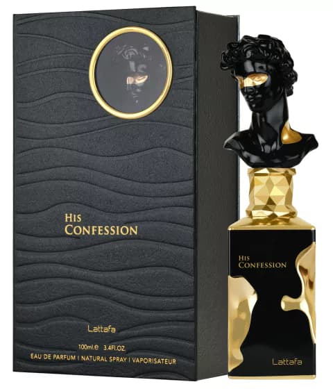 LATTAFA - HIS CONFESSION BLACK (MASC) EDP 100ML