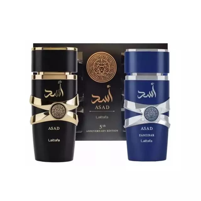 LATTAFA - KIT ASAD BLACK & ASAD ZANZIBAR EDP 2X10ML